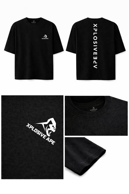 XAPE Futuristic V2 Oversized Tee - Black