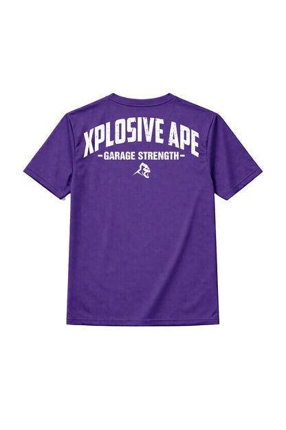 XAPE Garage Strength Tech Tee - Purple