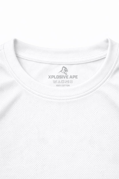 XAPE Garage Strength Tech Tee - White