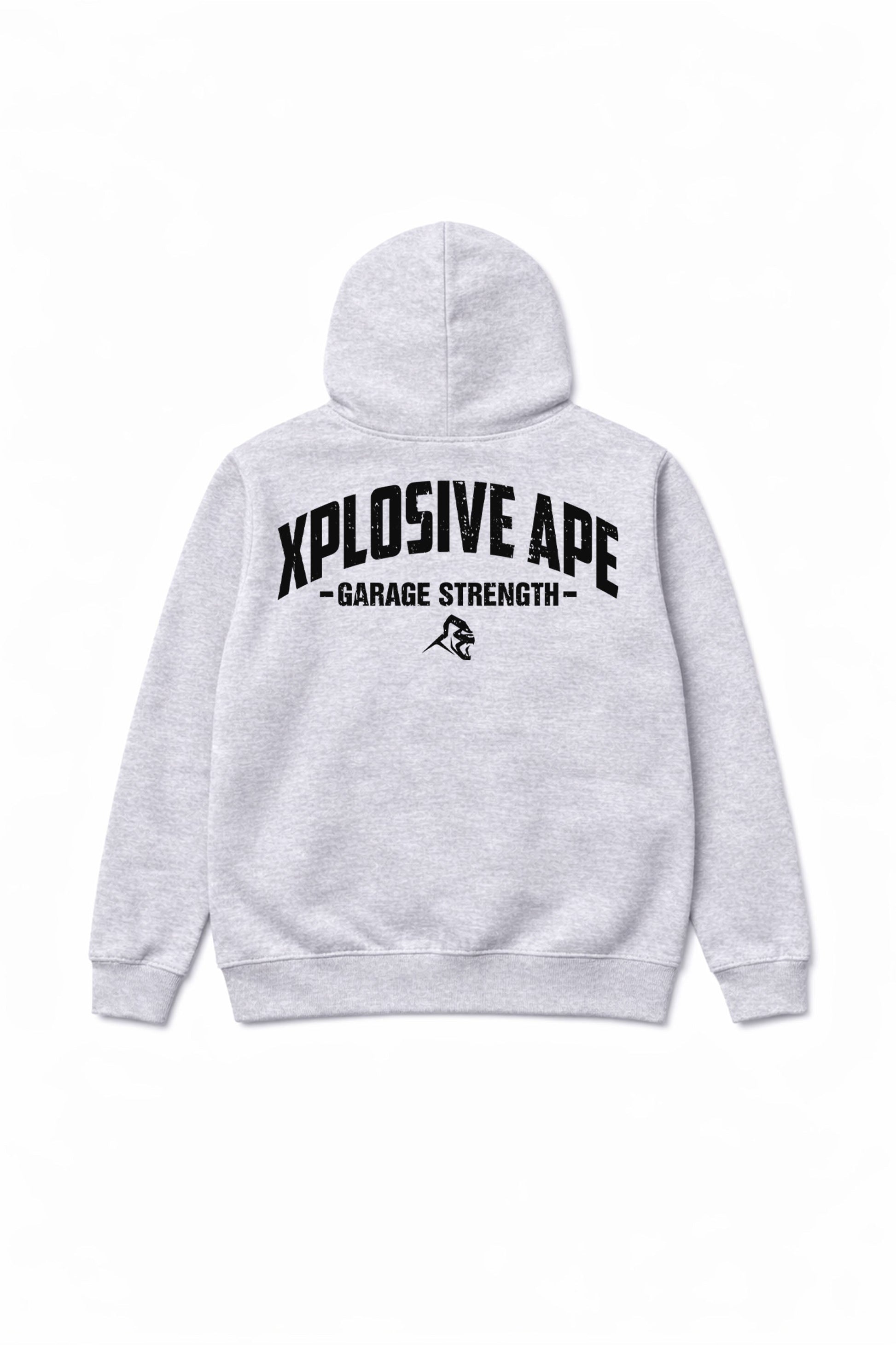 XAPE Garage Strength V2 String Hoodie - Sports Grey