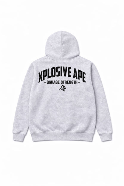 XAPE Garage Strength V2 String Hoodie - Sports Grey