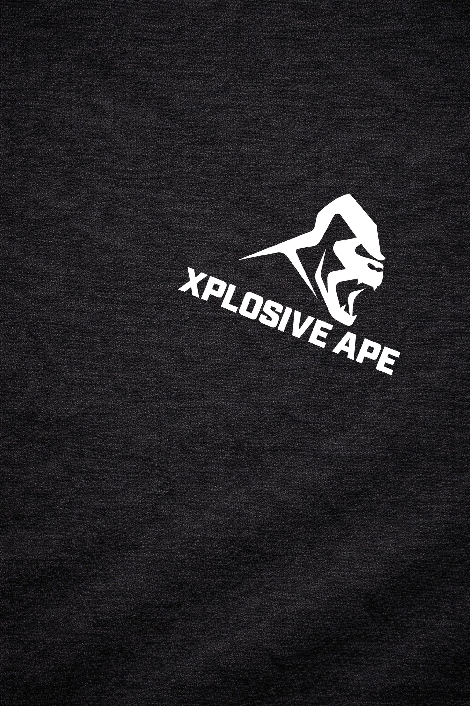 XAPE Graffiti V2 String Hoodie - Black