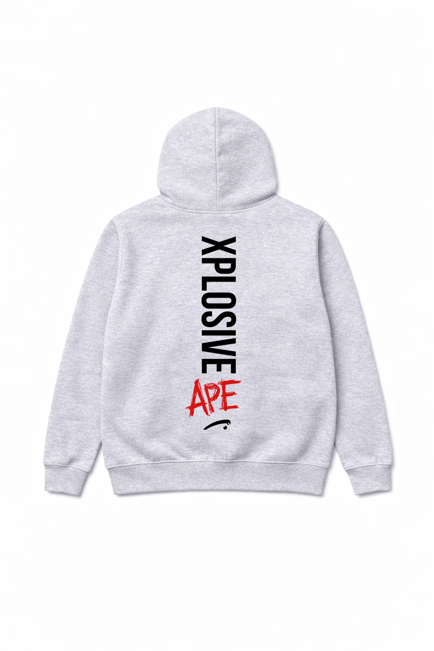 XAPE Graffiti V2 String Hoodie - Sports Grey