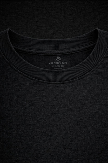 XAPE Hatched Tee - Black