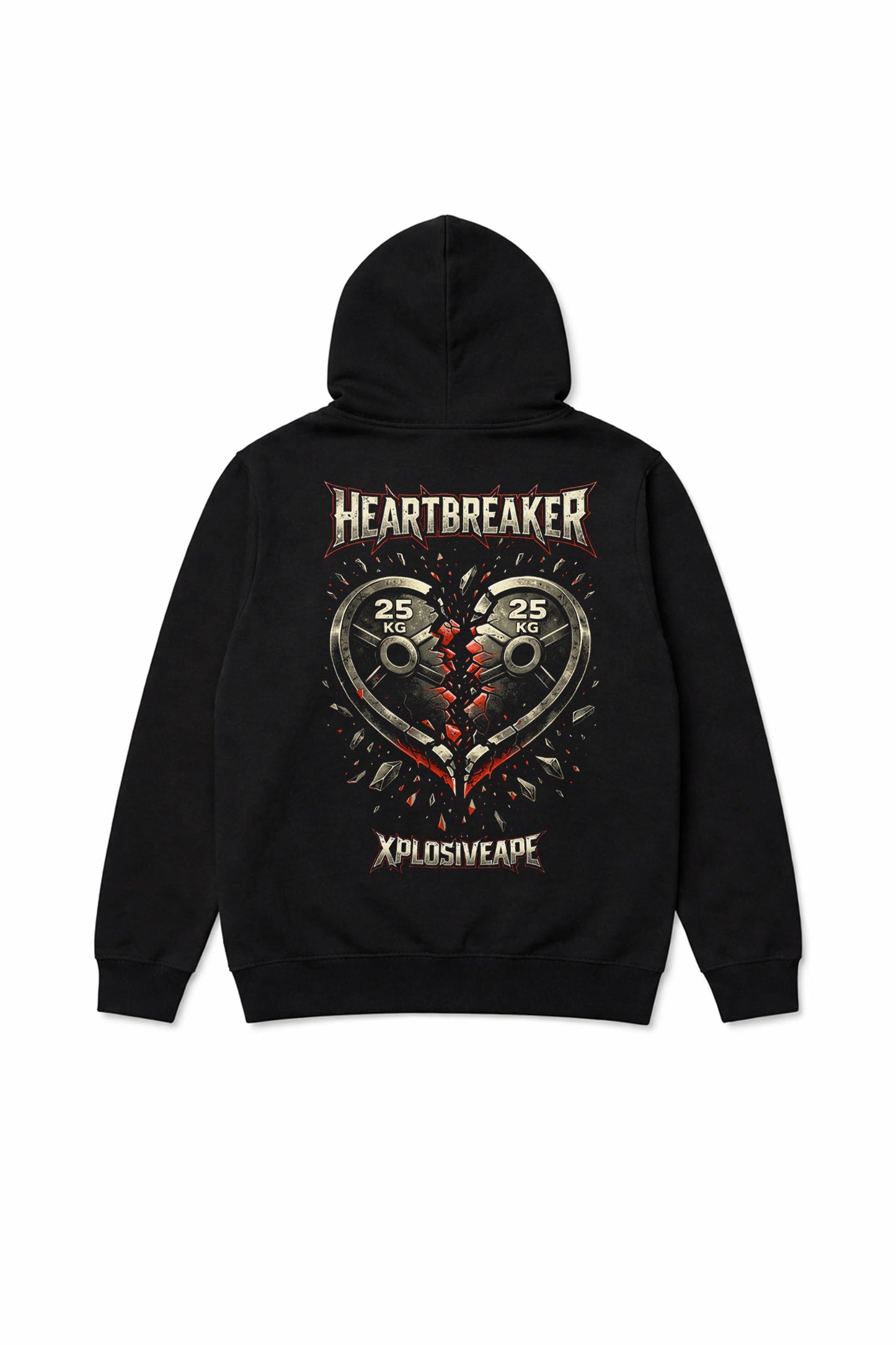 XAPE Heartbreak String Hoodie - Black
