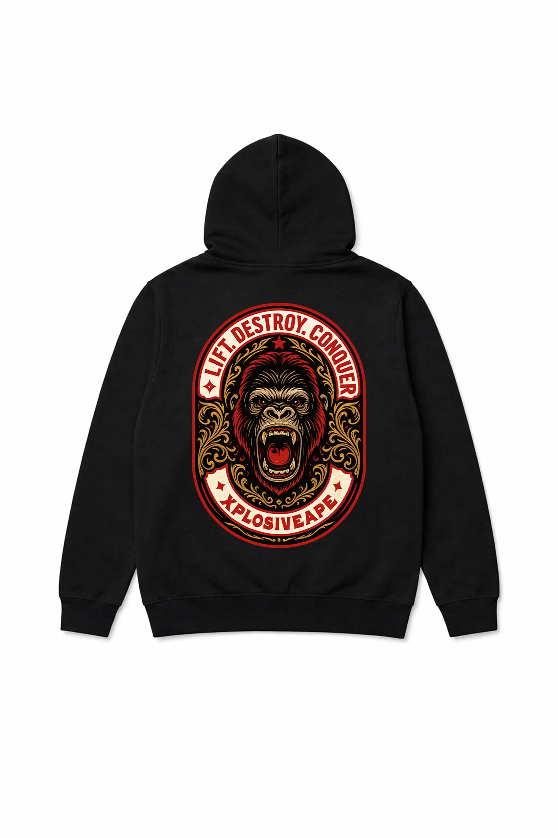 XAPE Heritage String Hoodie - Black