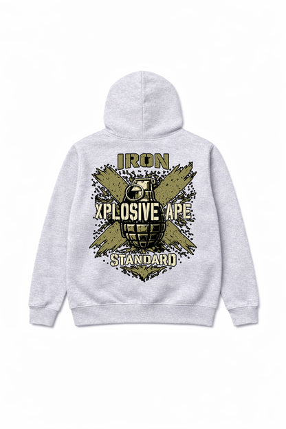 XAPE Iron Hoodie - Sports Grey