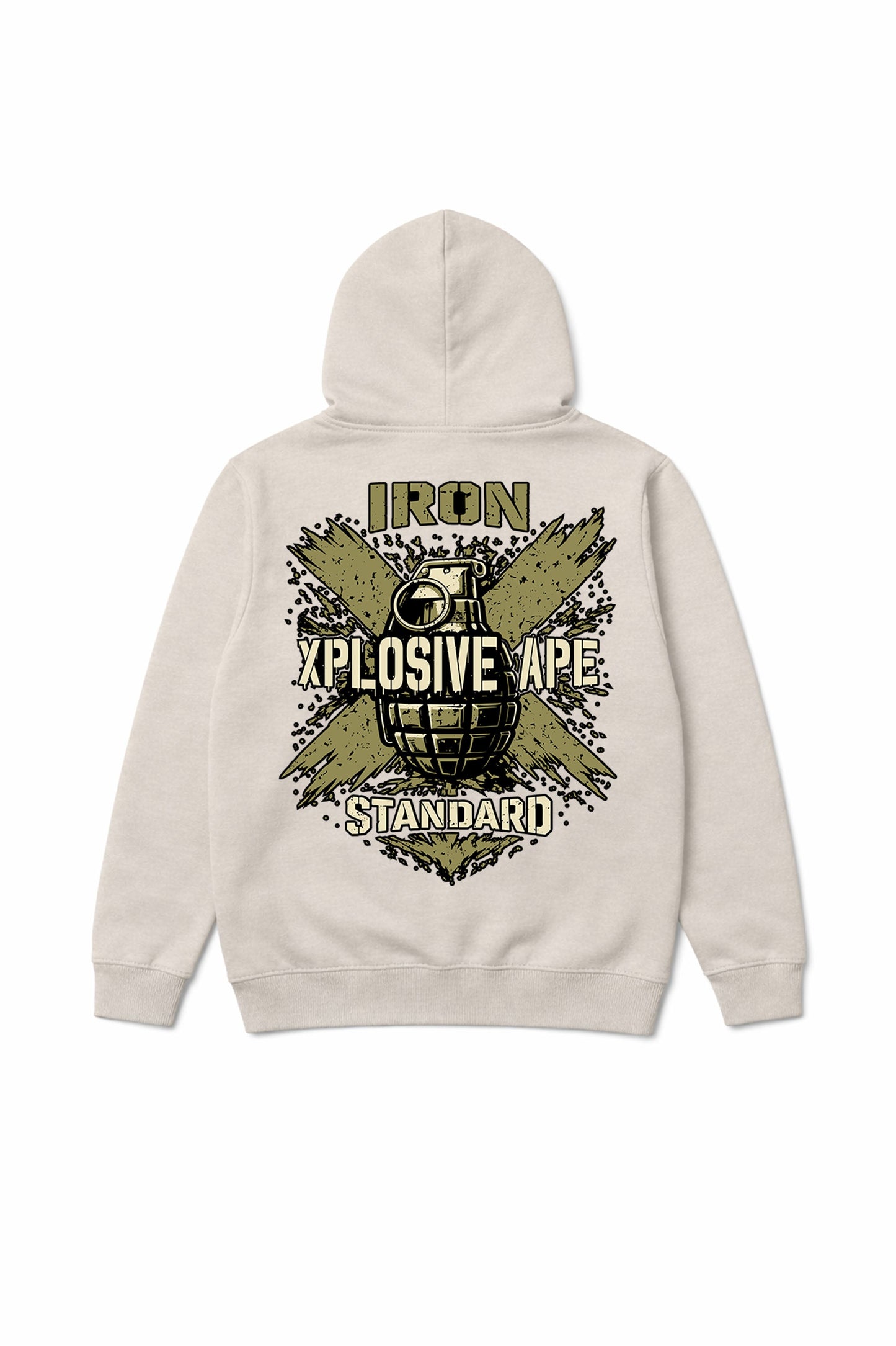 XAPE Iron Hoodie - Stone