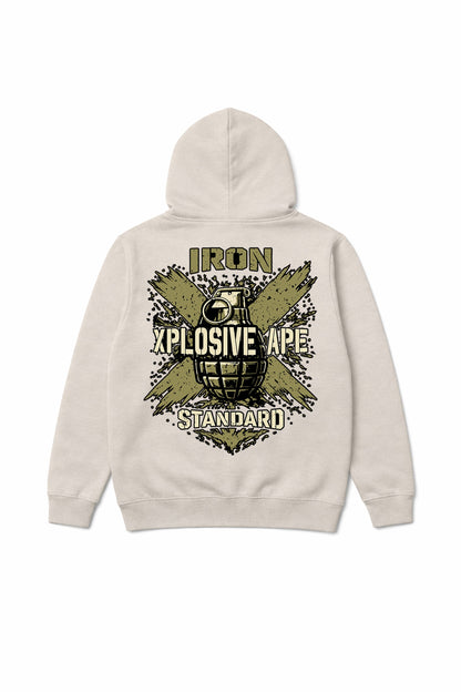 XAPE Iron Hoodie - Stone