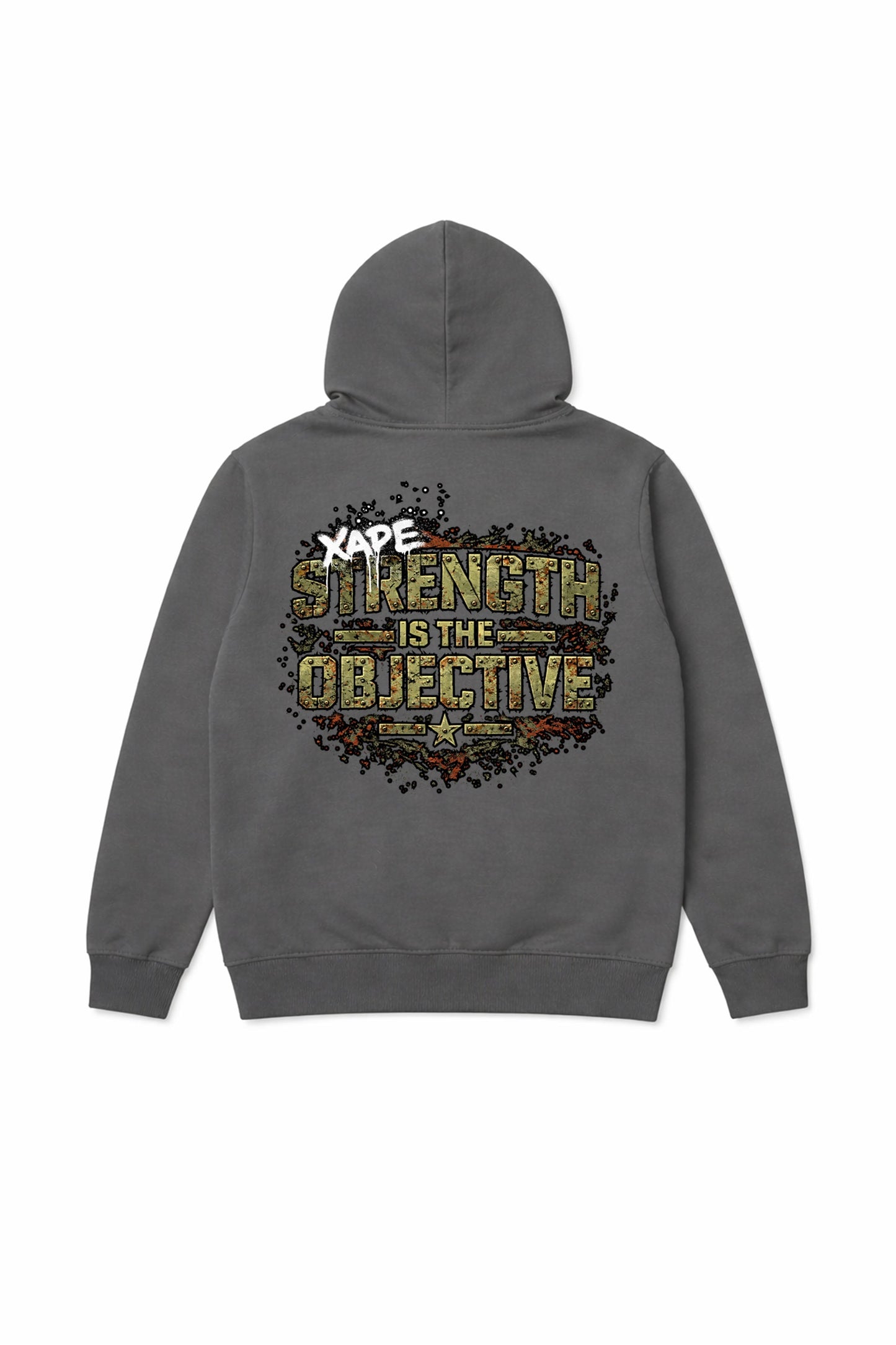XAPE Objective Hoodie - Charcoal