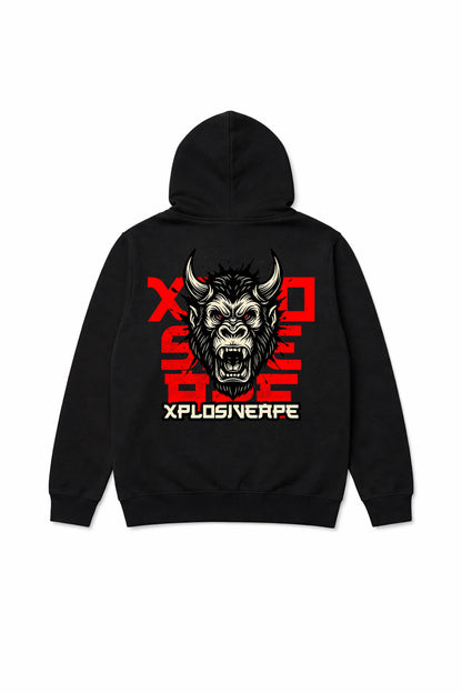 XAPE Oni String Hoodie - Black
