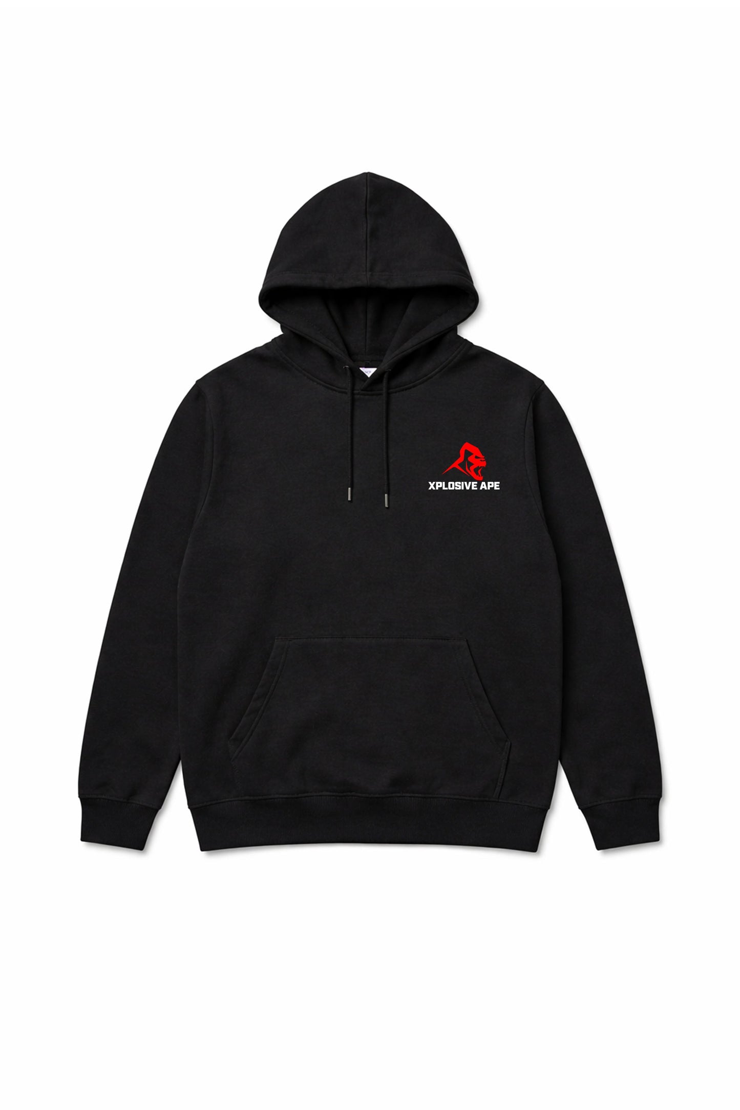XAPE Original Logo V2 String Hoodie - Black