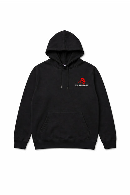 XAPE Original Logo V2 String Hoodie - Black