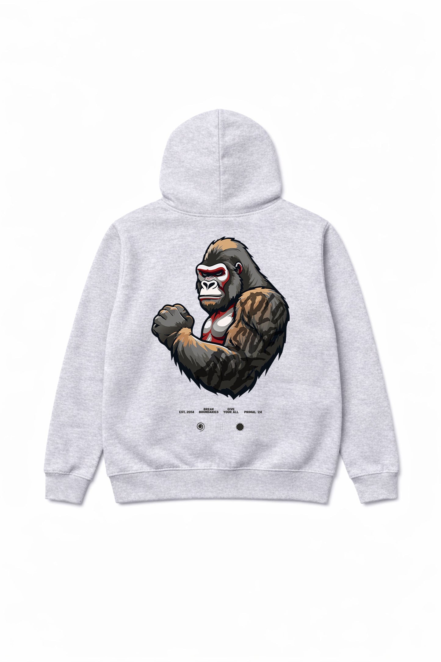 XAPE Powerhouse V3 Hoodie - Heather Grey