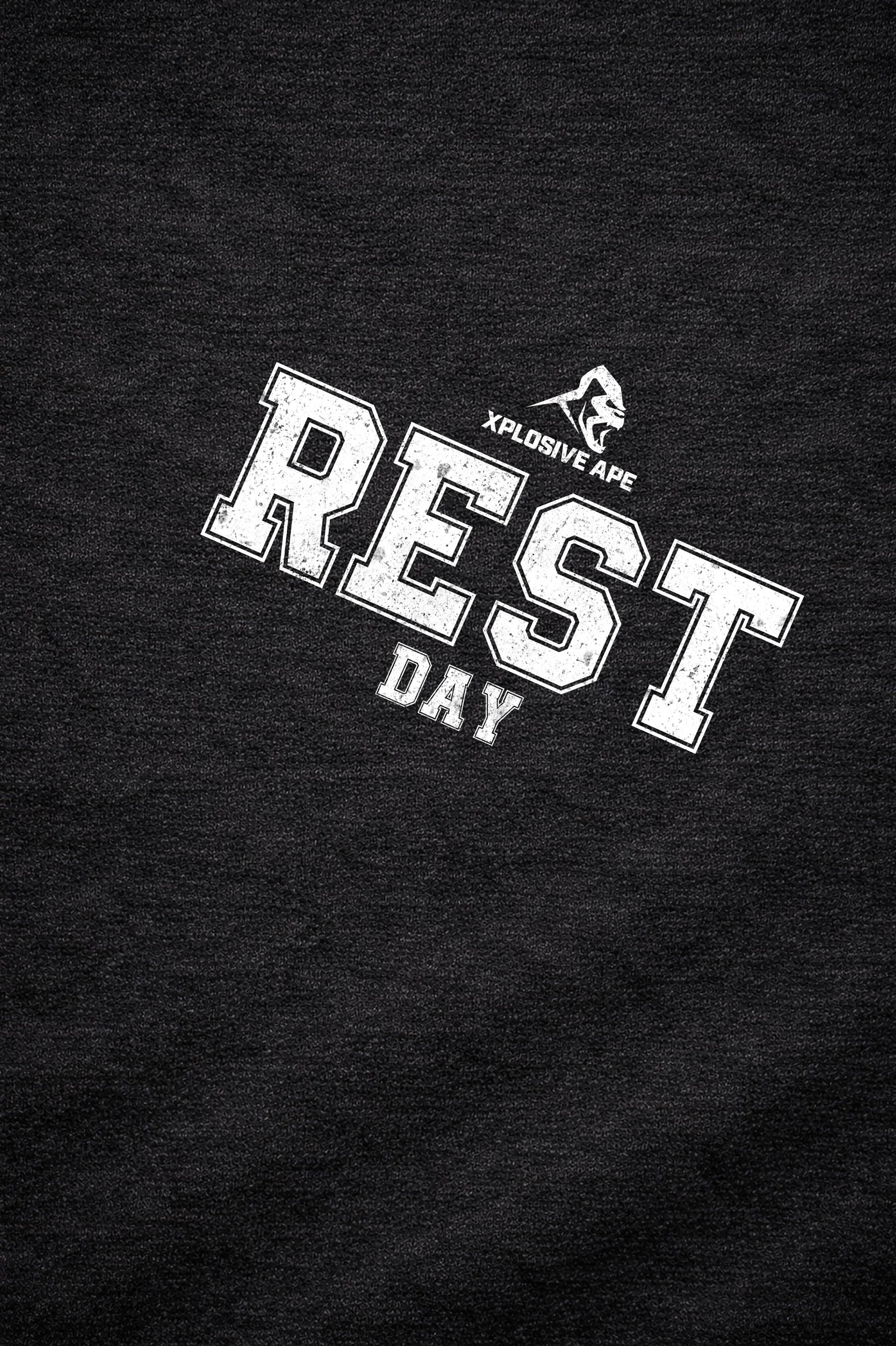 XAPE Rest Day V1 String Hoodie - Black