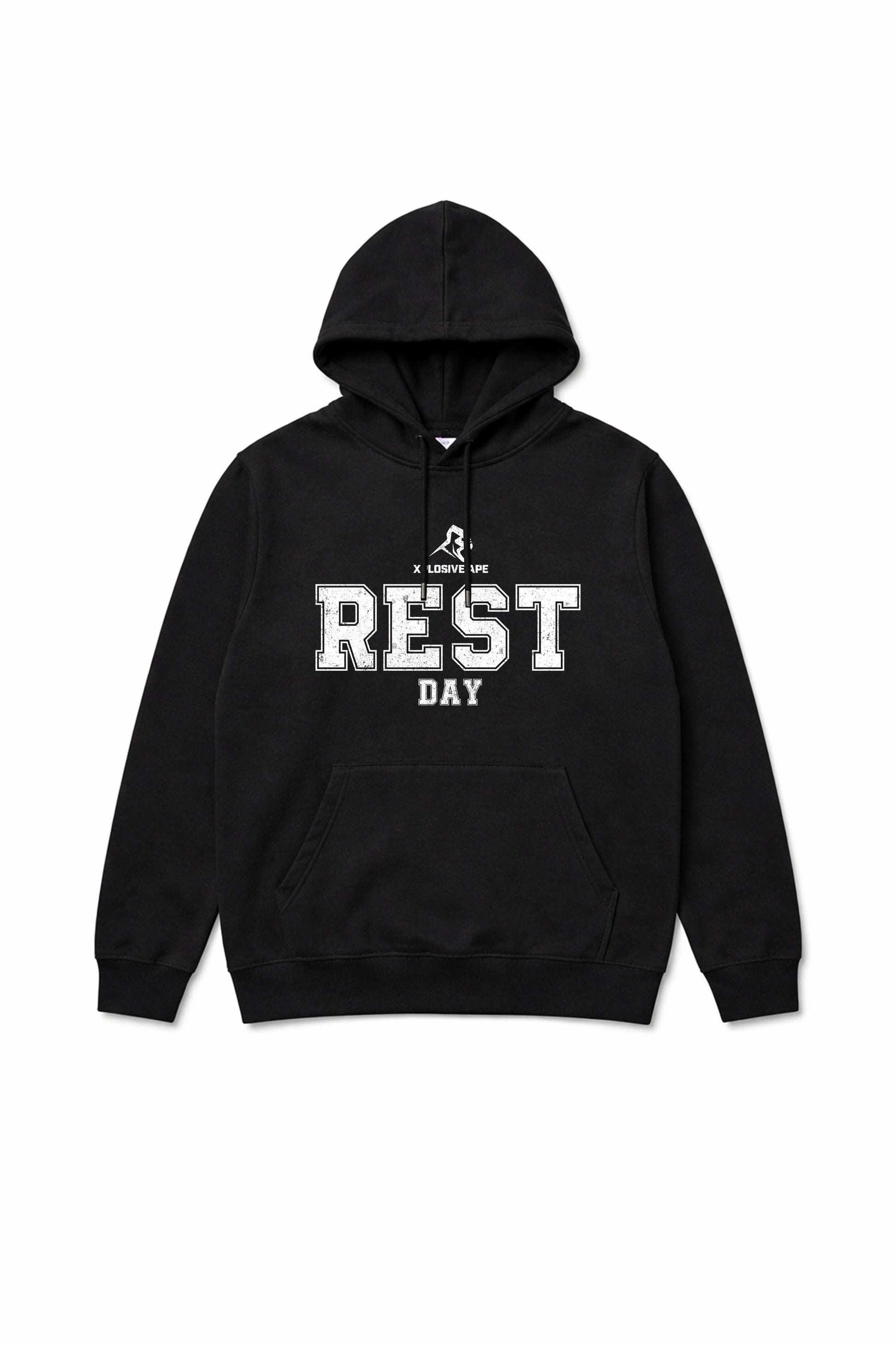 XAPE Rest Day V1 String Hoodie - Black