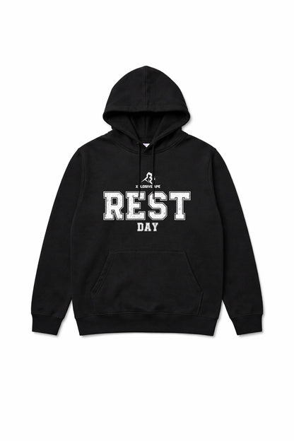 XAPE Rest Day V1 String Hoodie - Black