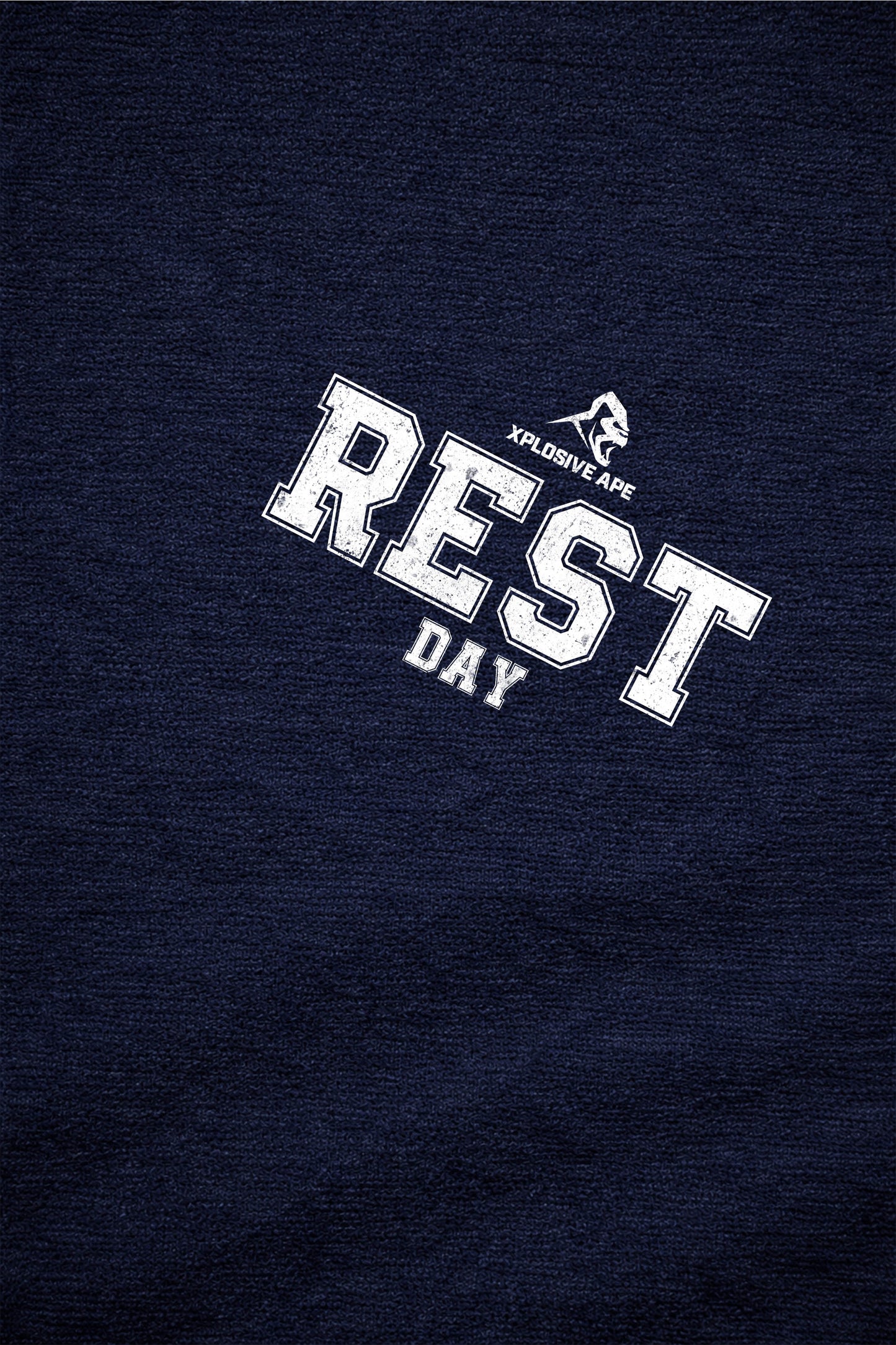 XAPE Rest Day V1 String Hoodie - Navy