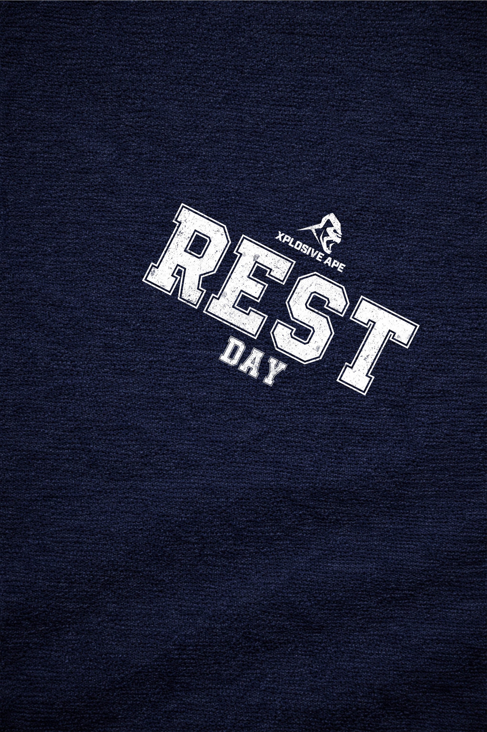 XAPE Rest Day V1 String Hoodie - Navy