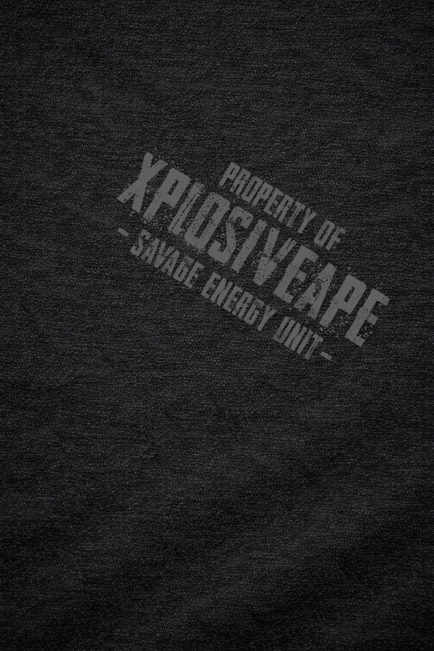 XAPE Savage Energy Unit String Hoodie - Black