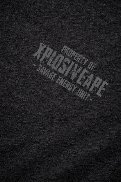 XAPE Savage Energy Unit String Hoodie - Black