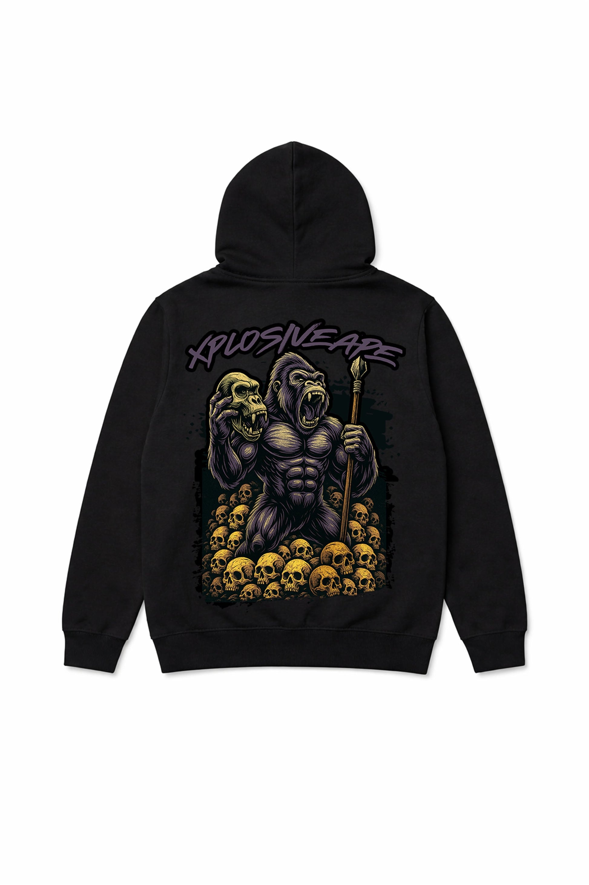 XAPE Savage String Hoodie - Black