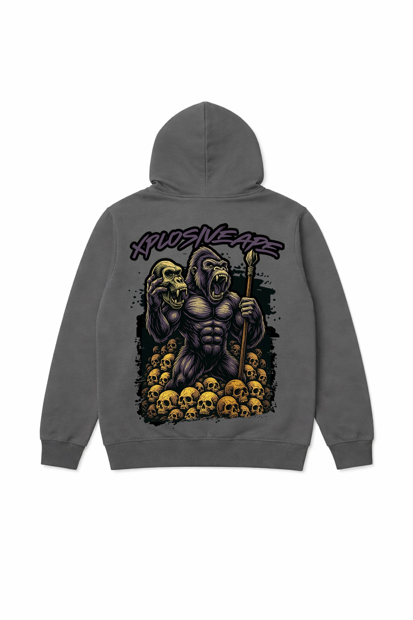 XAPE Savage String Hoodie - Charcoal