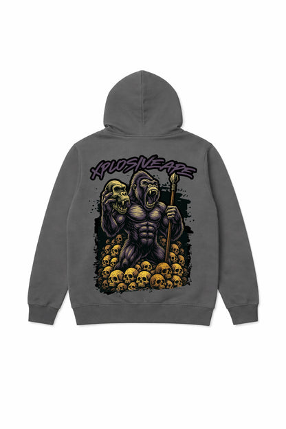 XAPE Savage String Hoodie - Charcoal