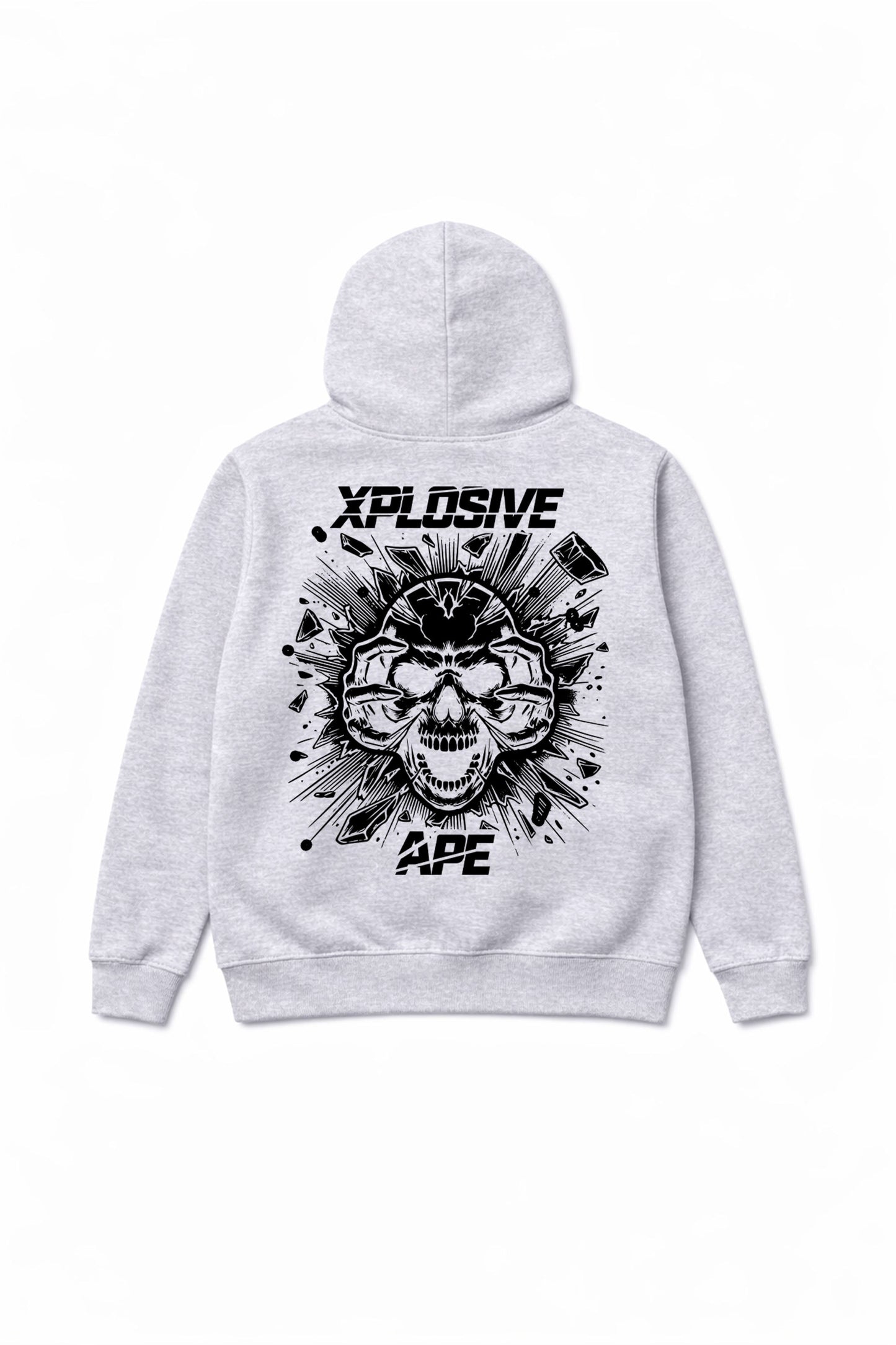 XAPE Shatter Hoodie - Heather Grey