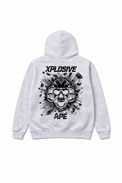 XAPE Shatter Hoodie - Heather Grey