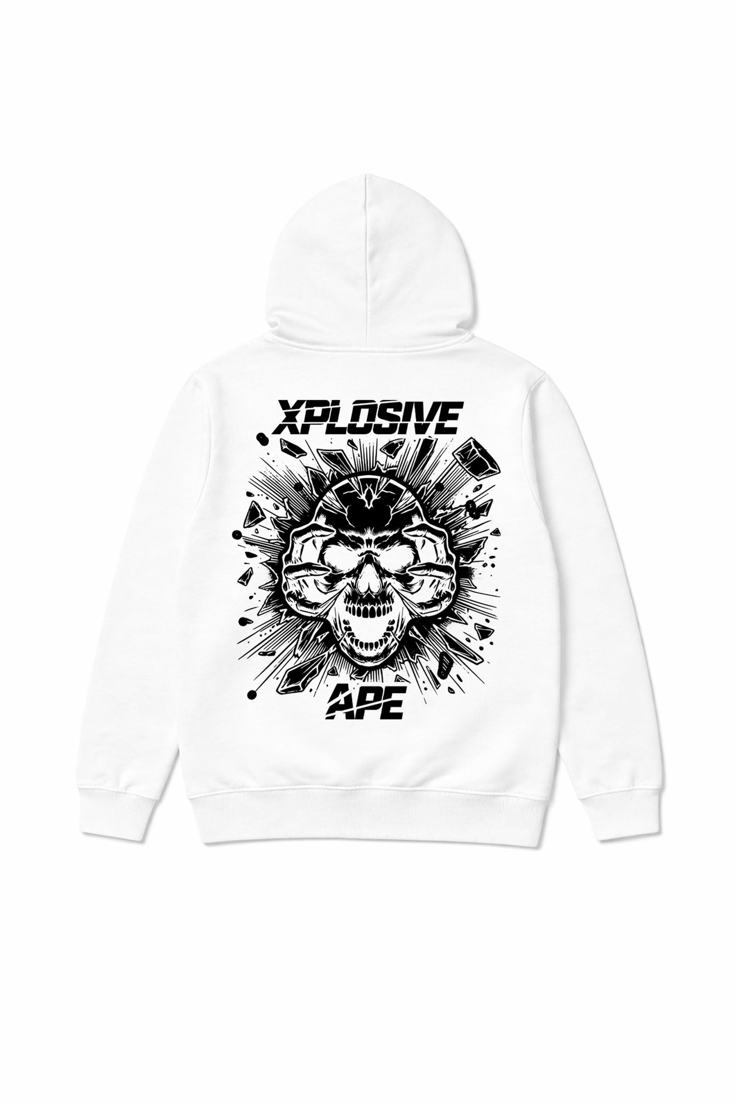 XAPE Shatter Hoodie - White
