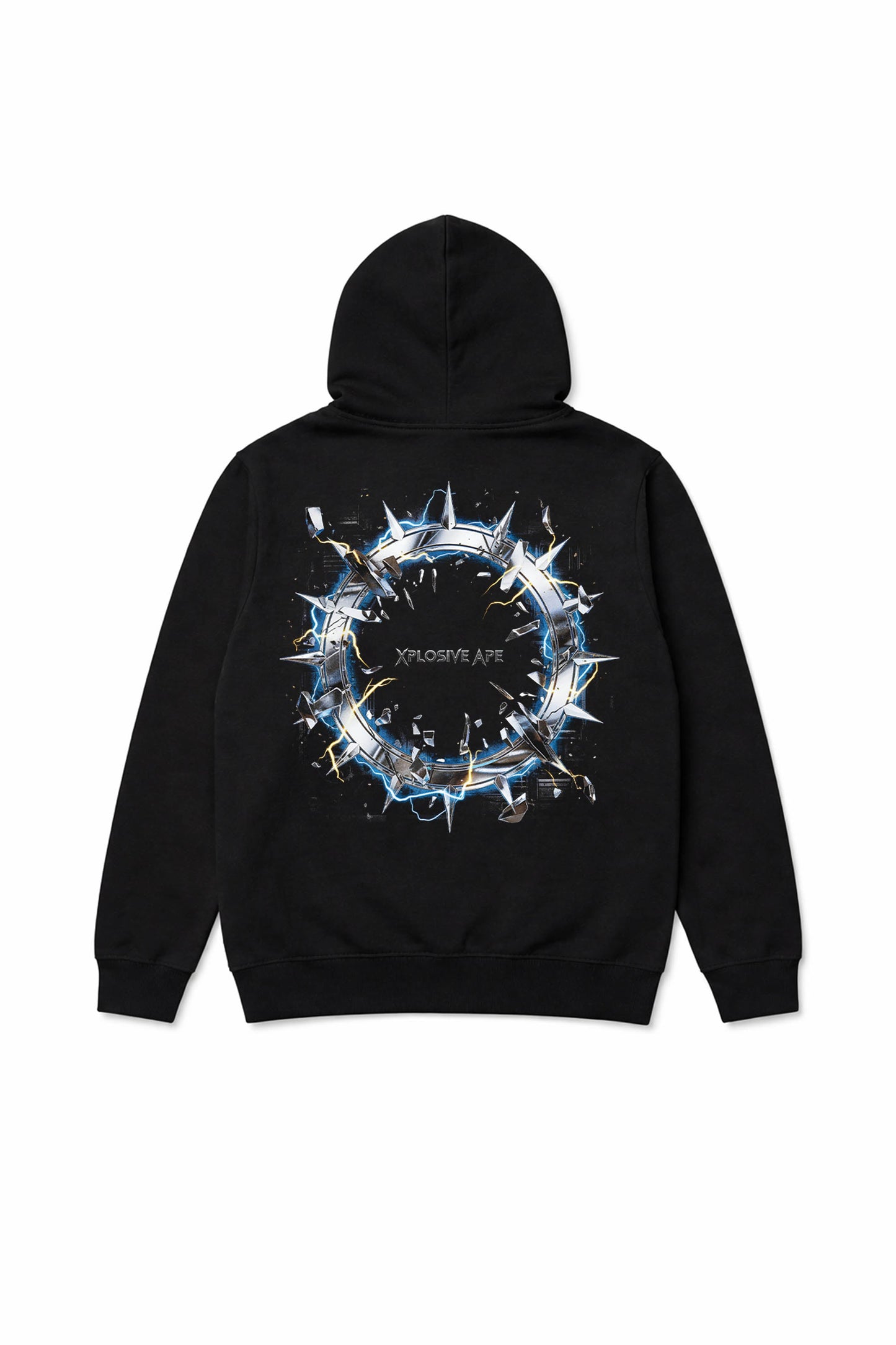 XAPE Shock Halo String Hoodie - Black
