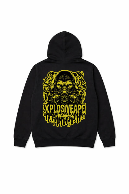XAPE Sickness String Hoodie - Black