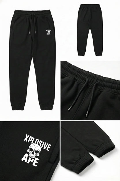 XAPE Skull Force Joggers - Black