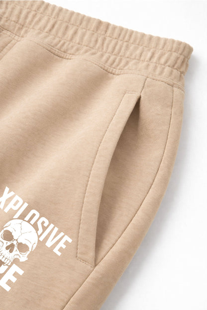 XAPE Skull Force Joggers - Sand