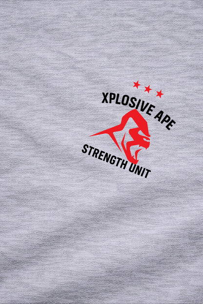 XAPE Strength Unit V2 String Hoodie - Sports Grey