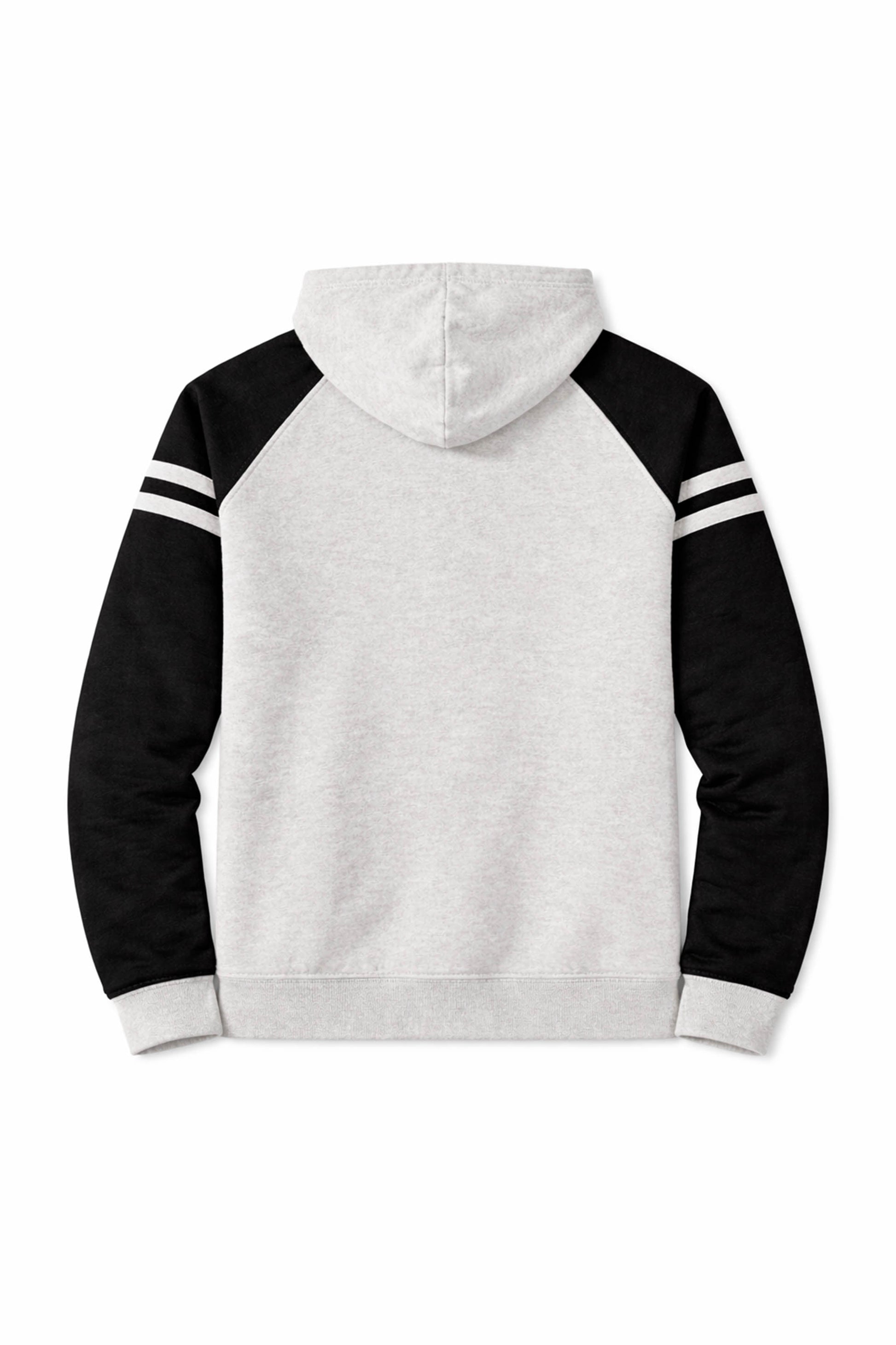 XAPE Strike Force Raglan Hoodie - Oatmeal Heather/Black