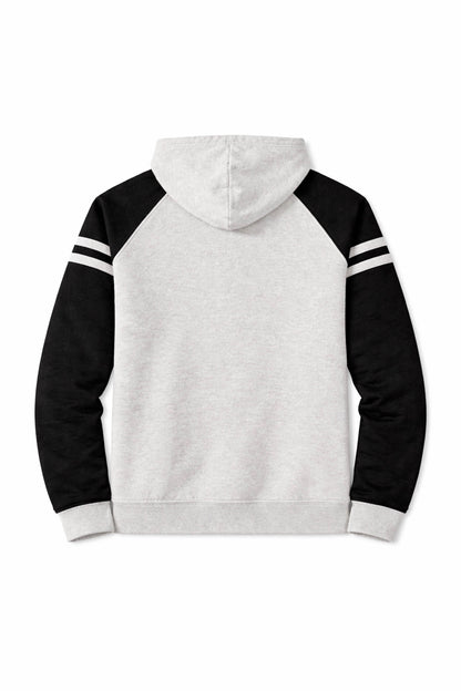 XAPE Strike Force Raglan Hoodie - Oatmeal Heather/Black