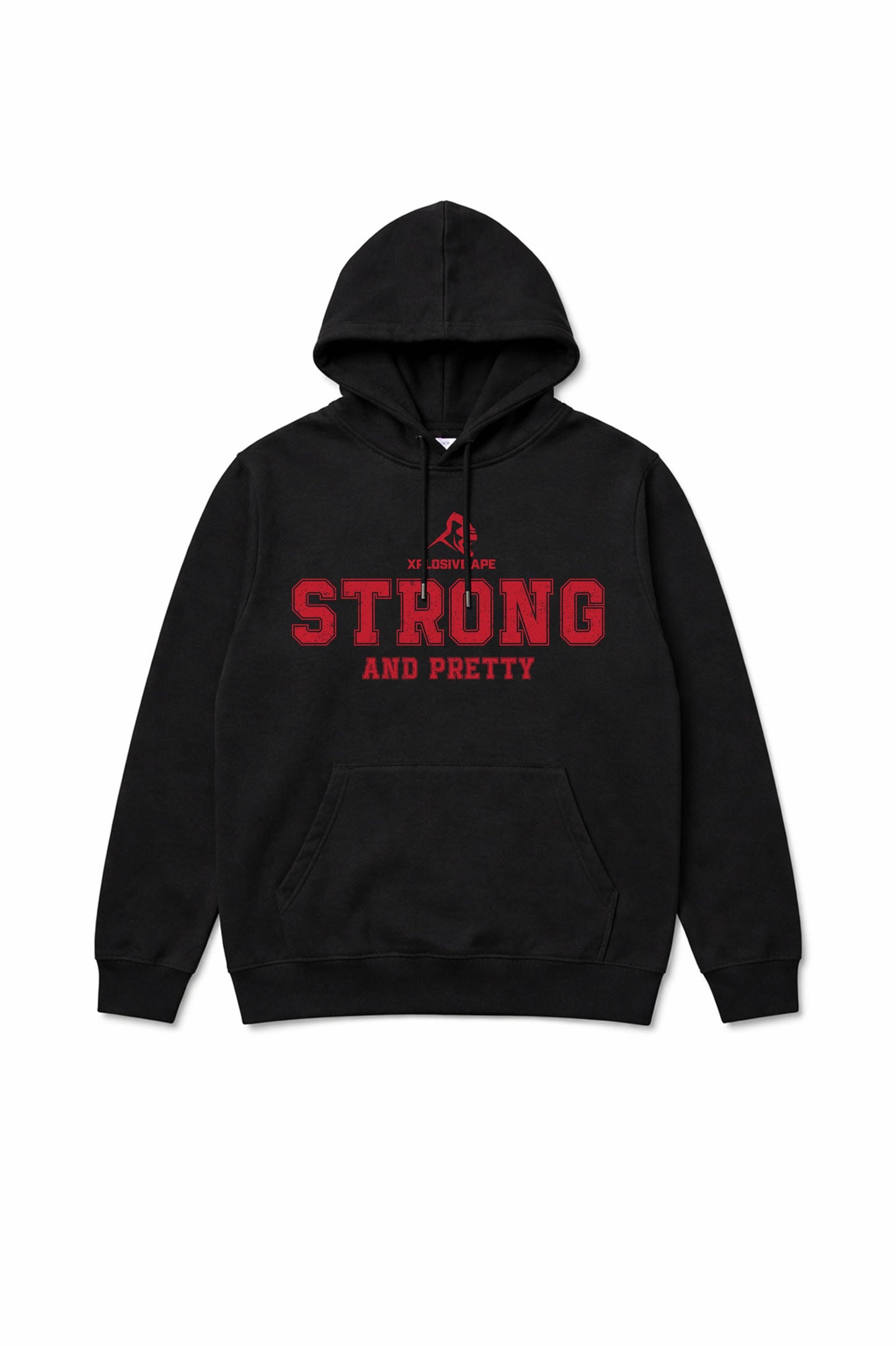XAPE Strong And Pretty V1 String Hoodie - Black