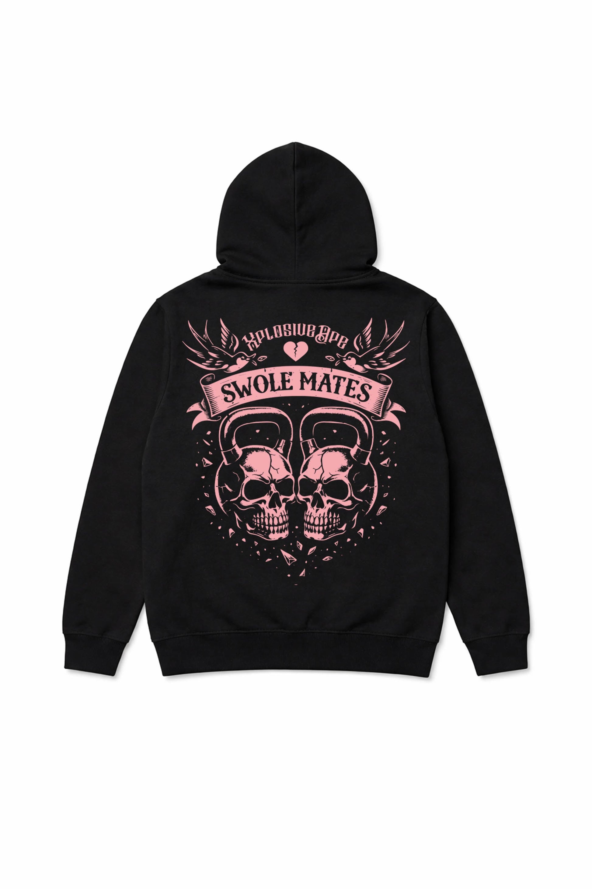XAPE Swole Mate String Hoodie - Black