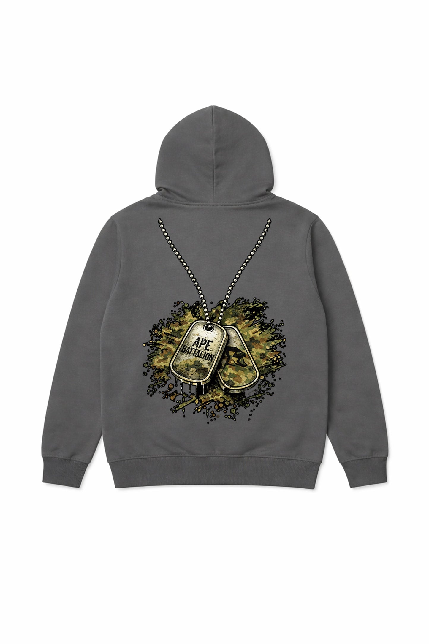 XAPE Tag Hoodie - Charcoal
