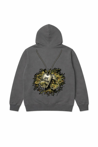 XAPE Tag Hoodie - Charcoal