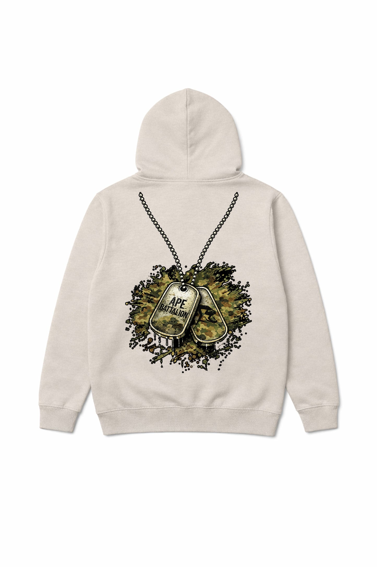 XAPE Tag Hoodie - Stone