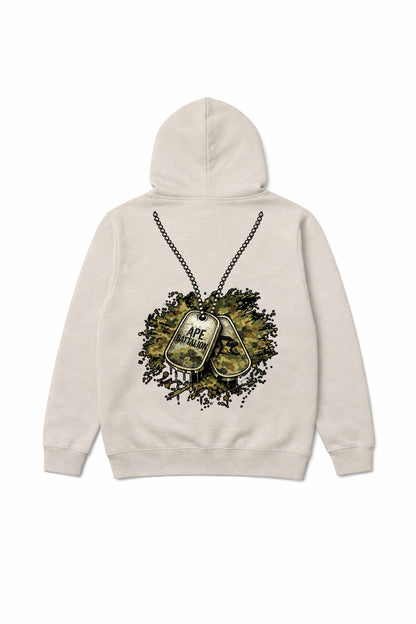 XAPE Tag Hoodie - Stone