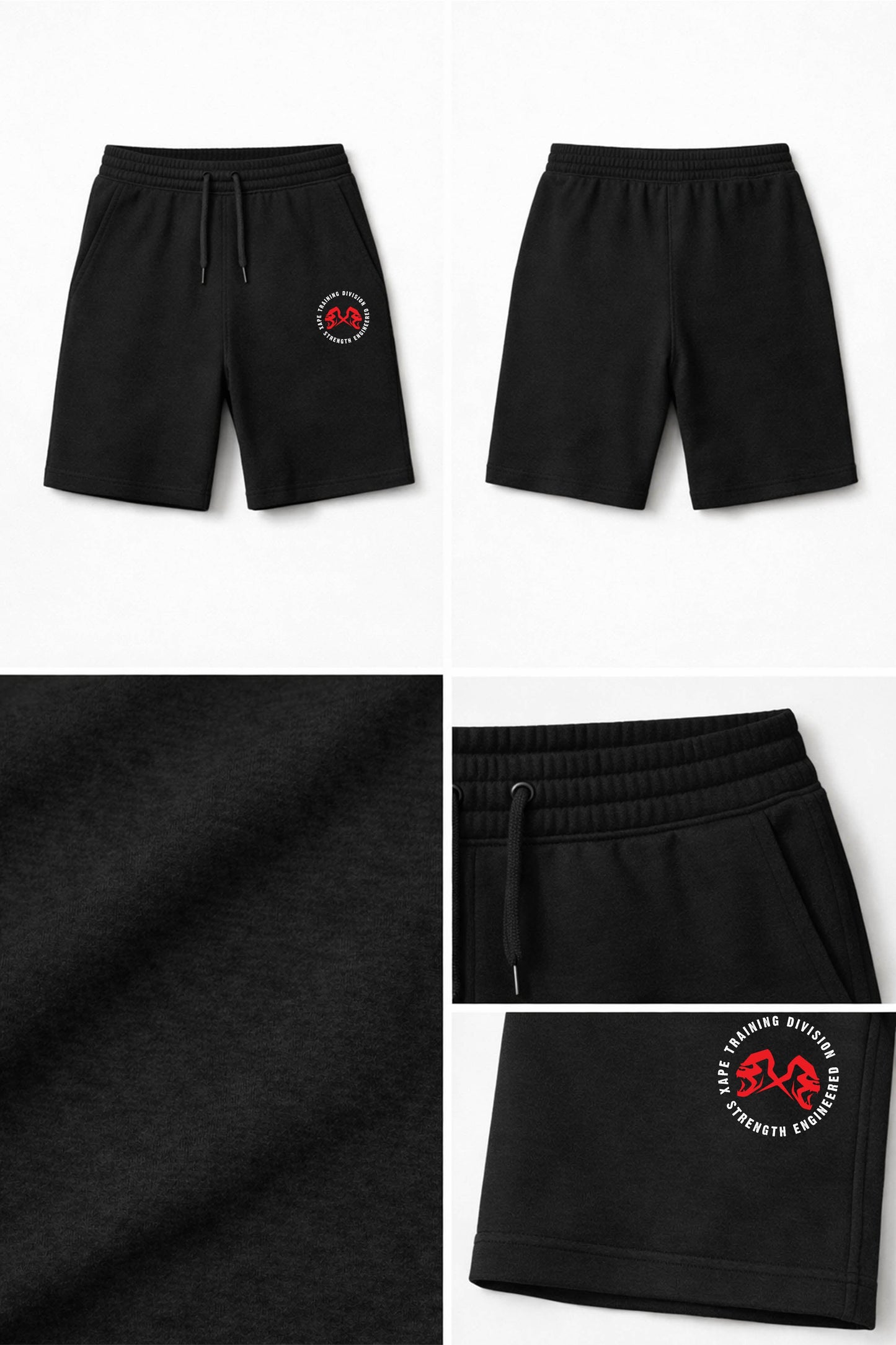 XAPE Training Division V2 Shorts - Black