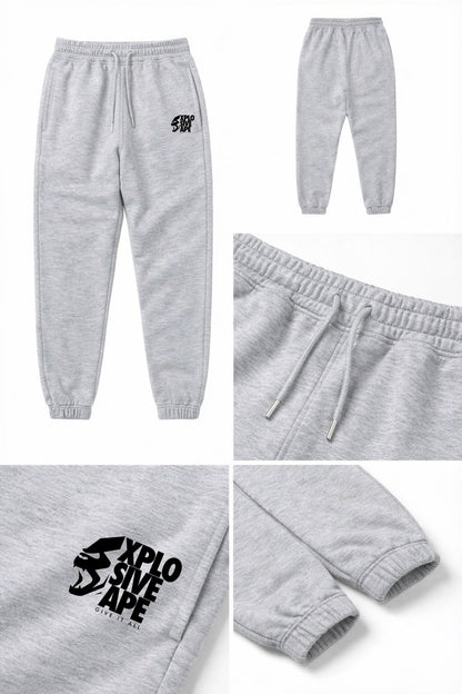 XAPE Ultimate Ape V2 Joggers - Heather Grey
