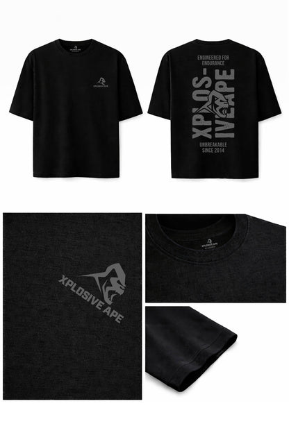 XAPE Unbreakable Oversized Tee - Black