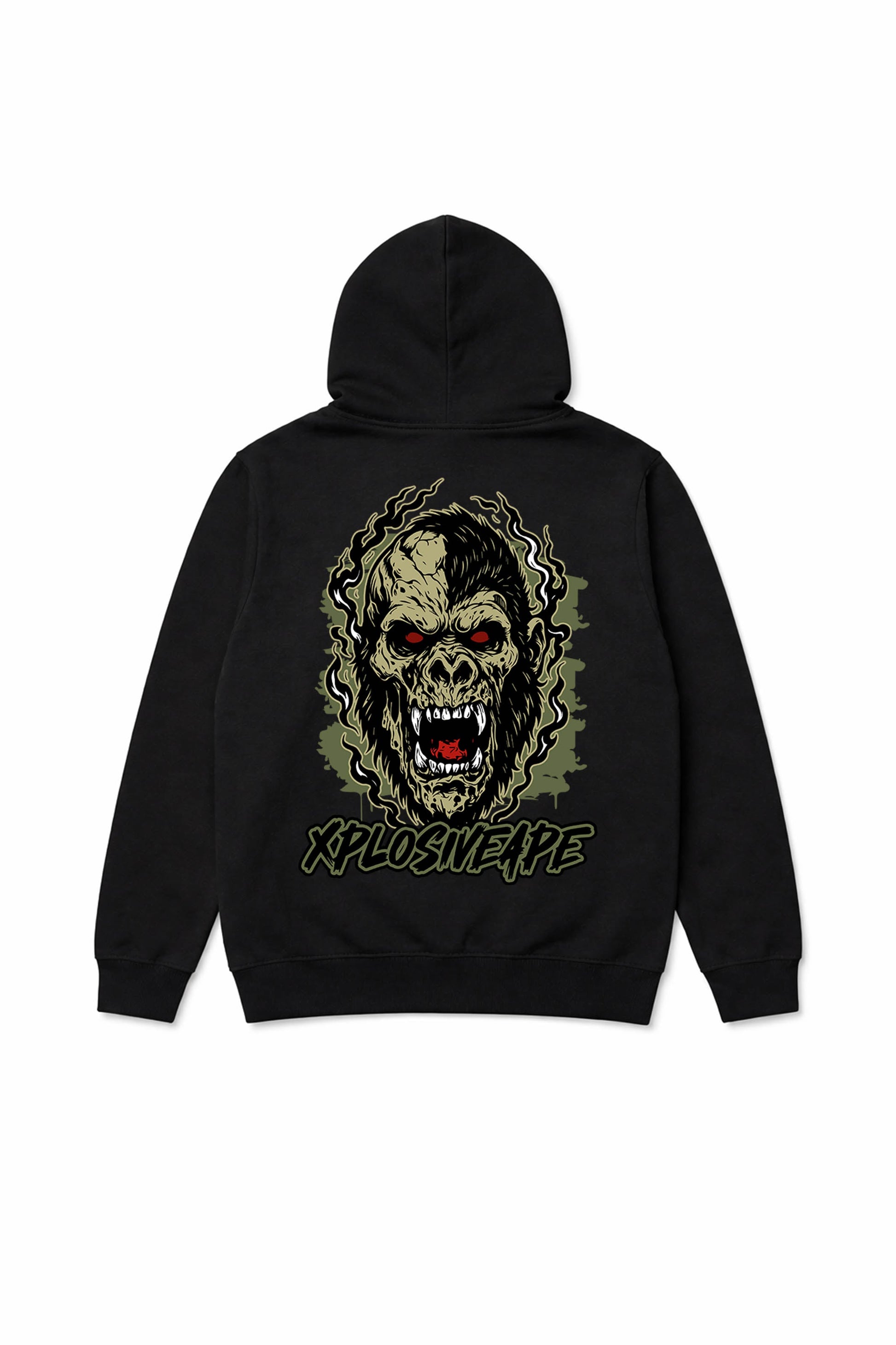 XAPE Undead String Hoodie - Black