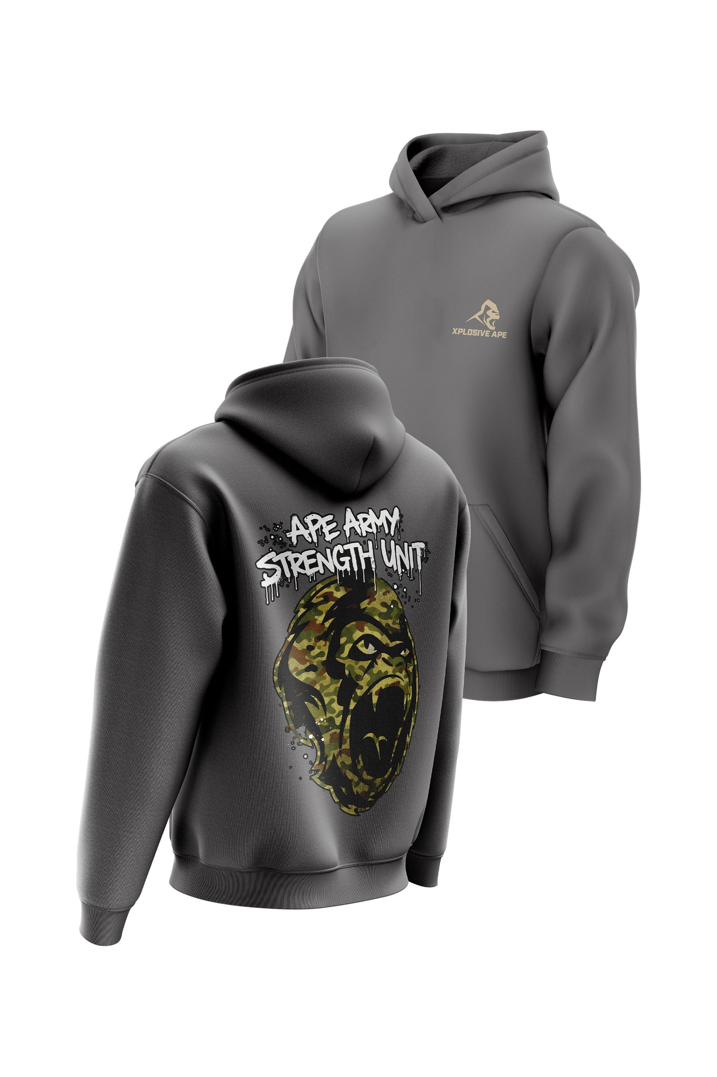 XAPE Unit Hoodie - Charcoal