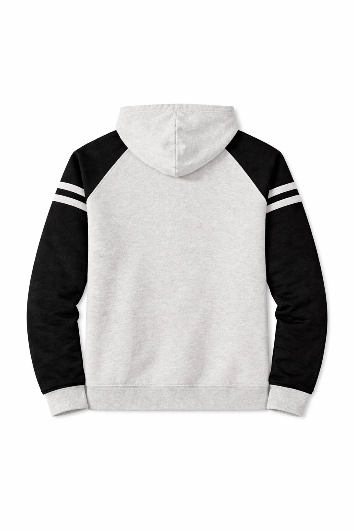 XAPE Varsity Fitness Raglan Hoodie - Oatmeal Heather/Black